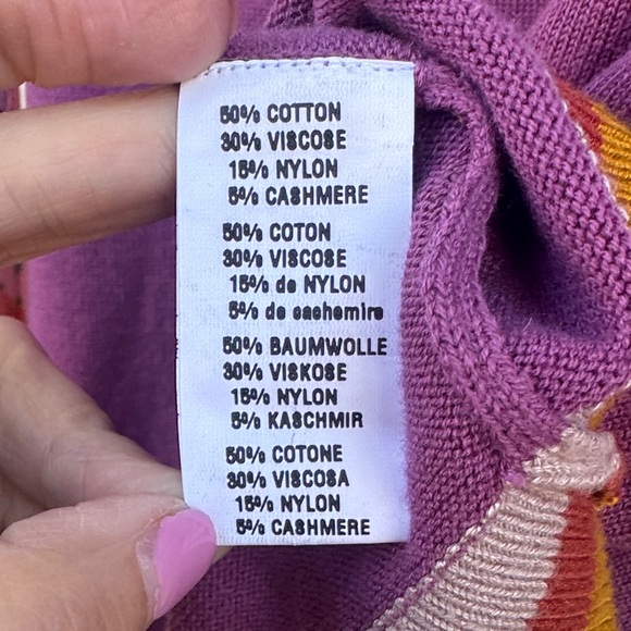 Anthropologie Bl-nk Jessica Sweater Assorted Sheer Sleeves Size M (est.) - Picture 12 of 16